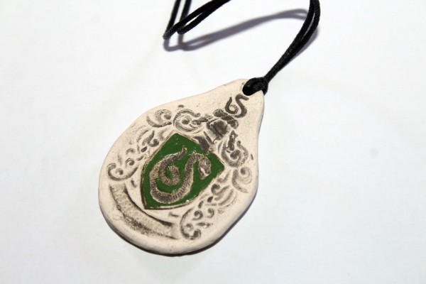 Kette Amulett keltisch Halskette aus Keramik